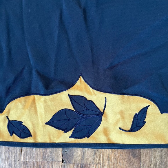 Victoria Secrets Vintage slip dress fall leaves RARE - Picture 3 of 7